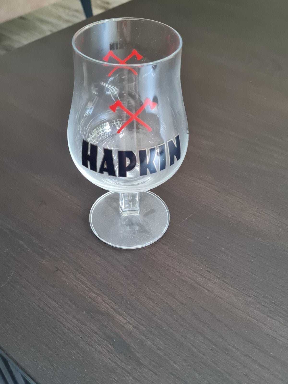 Hapkin bierglas, Verzamelen, Ophalen, Zo goed als nieuw, Glas of Glazen, Overige merken