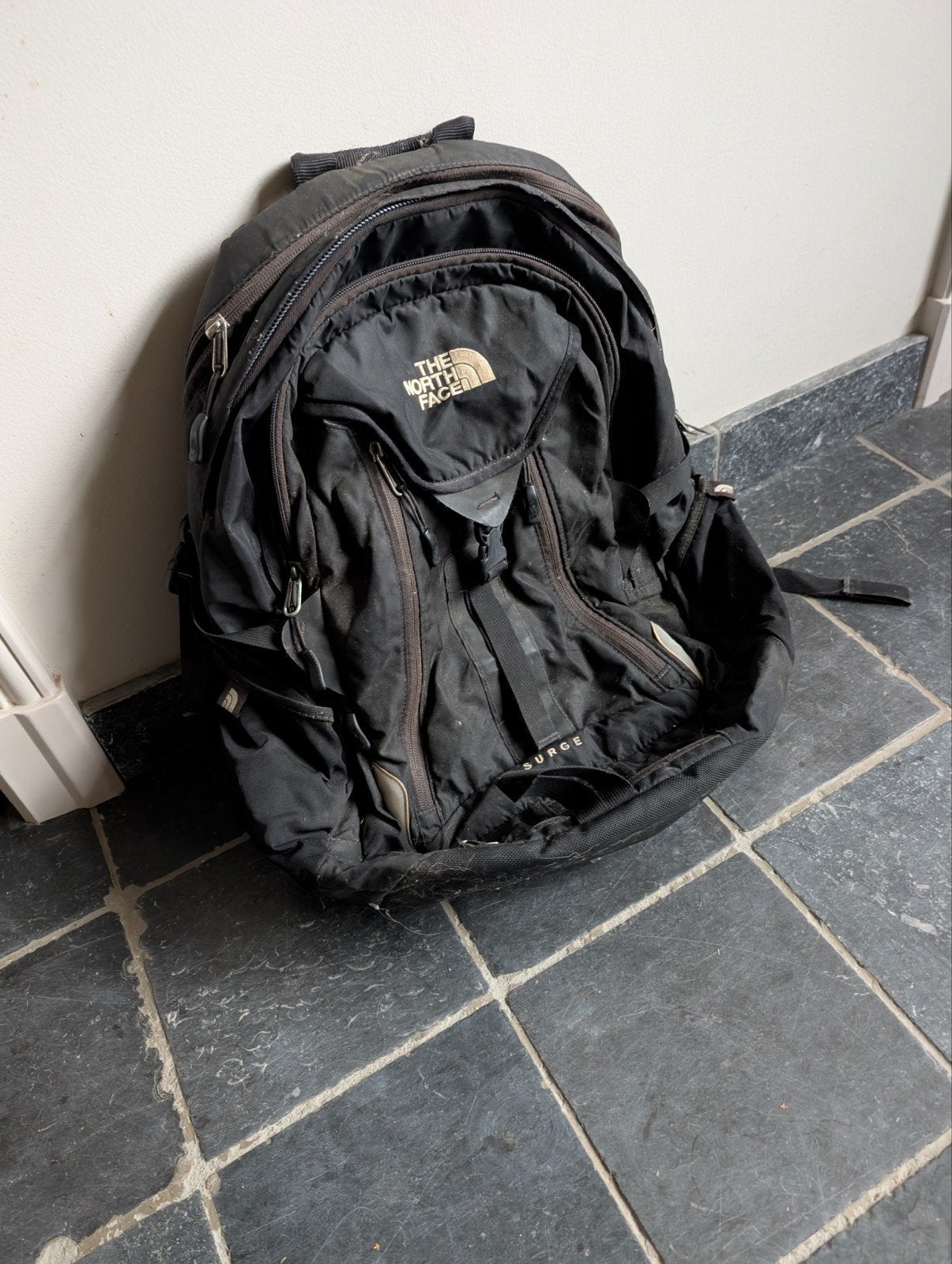 the north face rugtas, Ophalen of Verzenden, 40 cm of meer, Overige merken