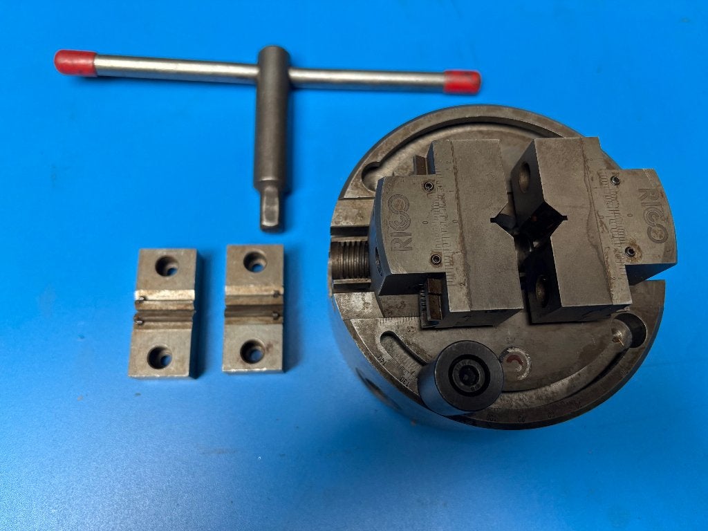 Klauwplaat RICO 125 mm, Doe-het-zelf en Verbouw, Draaibanken, Ophalen of Verzenden, Zo goed als nieuw, Metaaldraaibank