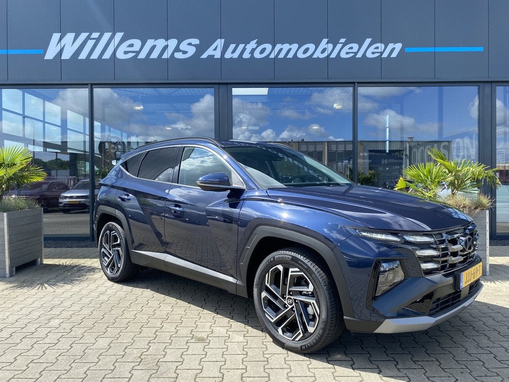 Hyundai Tucson 1.6 T-GDI PHEV Comfort Smart Adaptive Cruise, Auto's, Hyundai, Stof, Met garantie (alle), Blauw, Bedrijf
