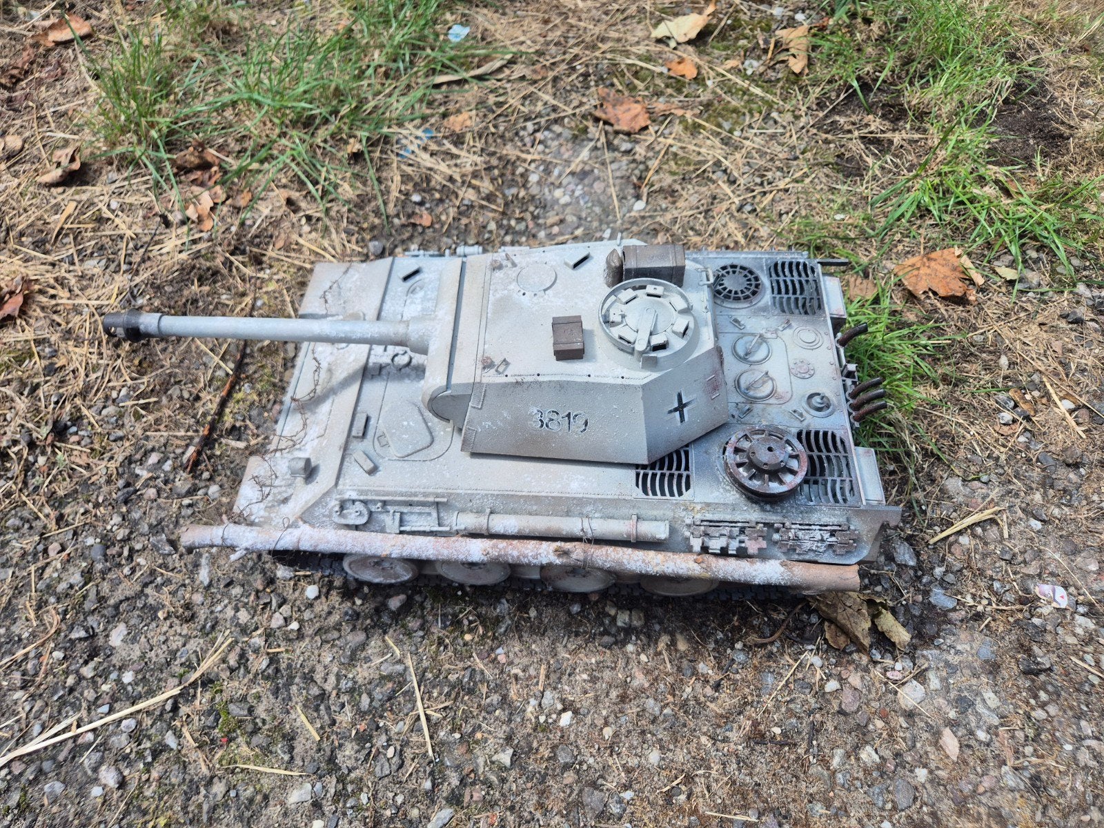 Gedetailleerd model van een Duitse tank, Overige merken, Gebruikt, Tank, Groter dan 1:32
