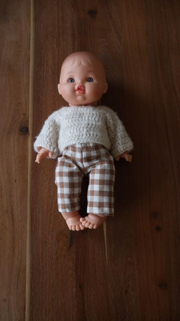Poppenkind setje 010, Kinderen en Baby's, Speelgoed | Poppen, Nieuw, Babypop, Ophalen of Verzenden