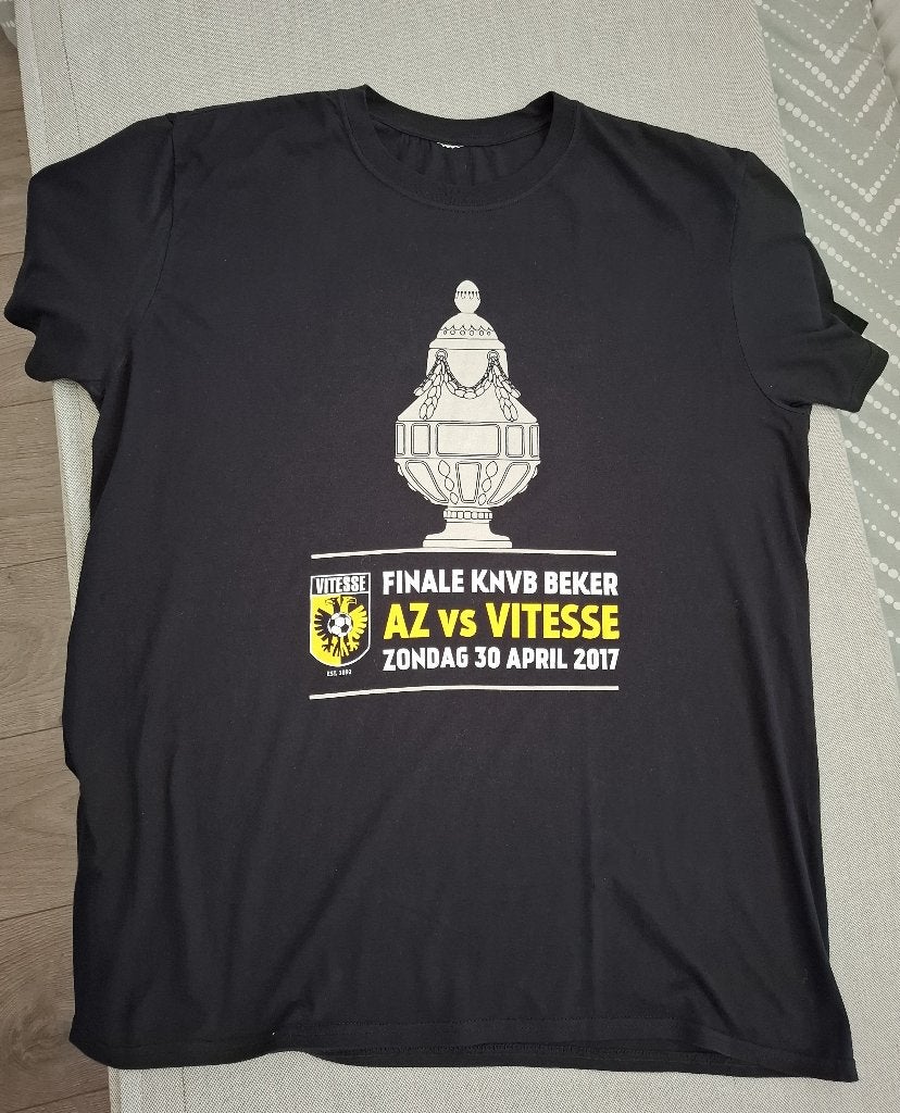 AZ - Vitesse T-shirt bekerfinale 2017, Ophalen of Verzenden, Zo goed als nieuw, AZ, Shirt
