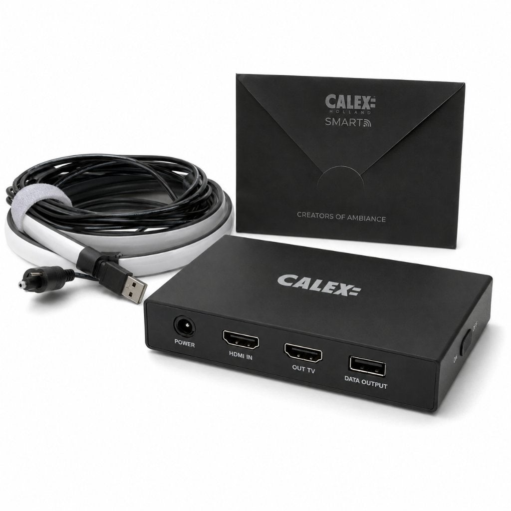 Calex Smart HDMI Sync Box 2,45m RGBIC LED Strip TV Ambilight, ., Nieuw, Ophalen of Verzenden, .