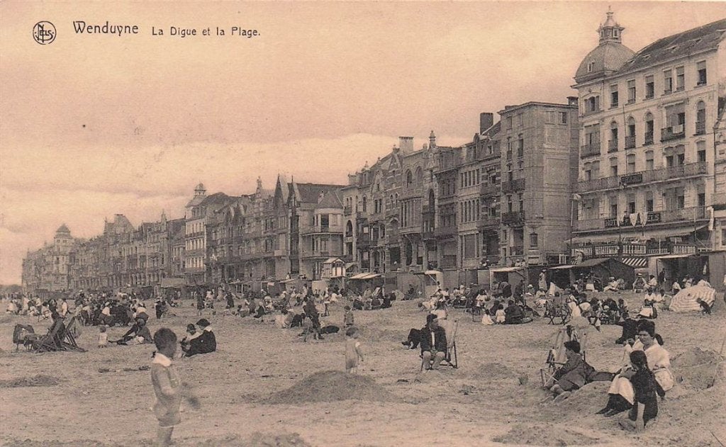 702-319-039 Wenduine Wenduyne La Digue Et La Plage, Verzenden, Voor 1920, Overig Europa