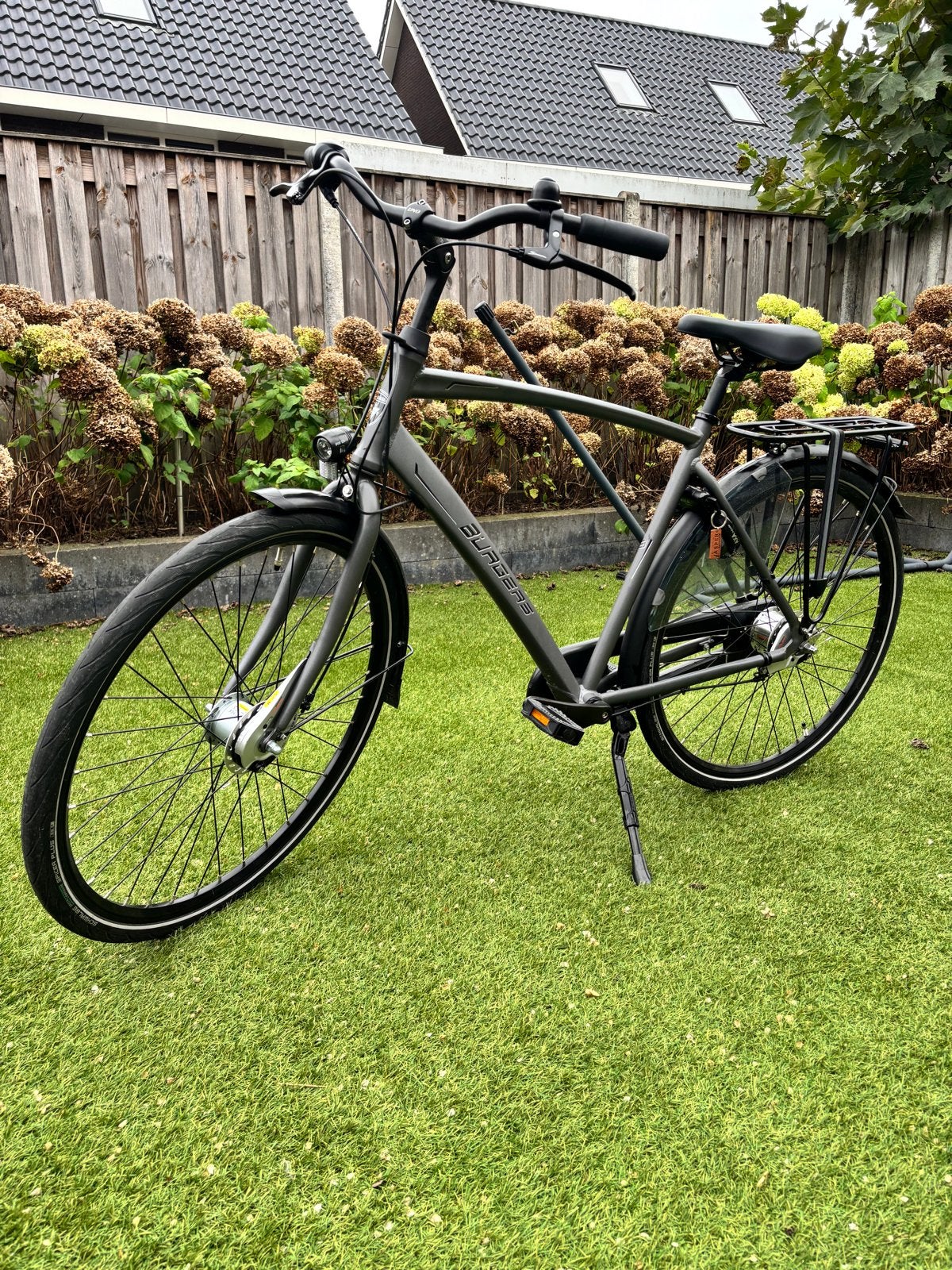 Burgers Urban Stadsfiets Heren 55, Versnellingen, Zo goed als nieuw, Schijfrem, 53 tot 57 cm
