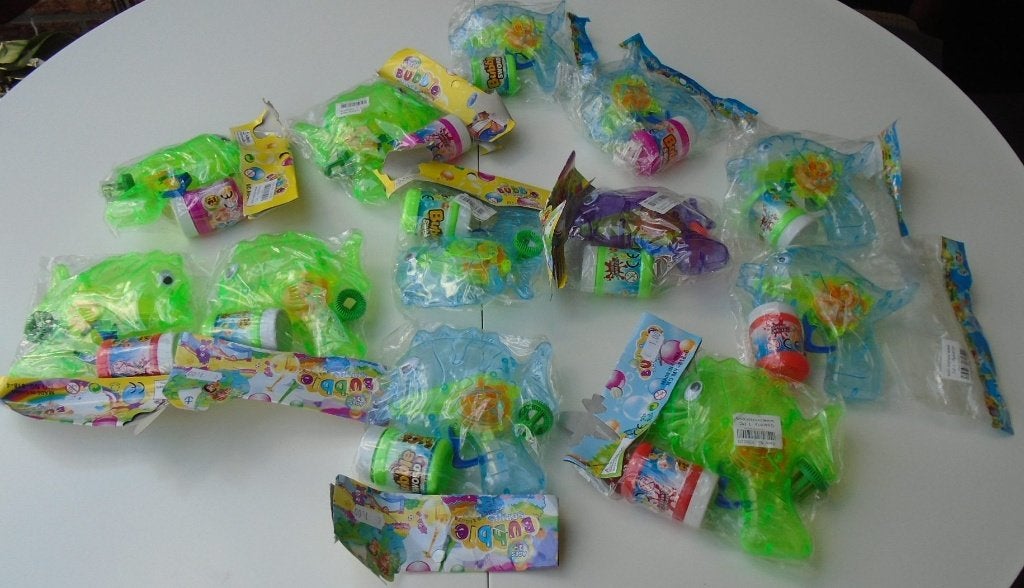 BELLEBLAAS PISTOOLTJES VIS 5 stuks Nieuw, -, -, Nieuw, Ophalen of Verzenden
