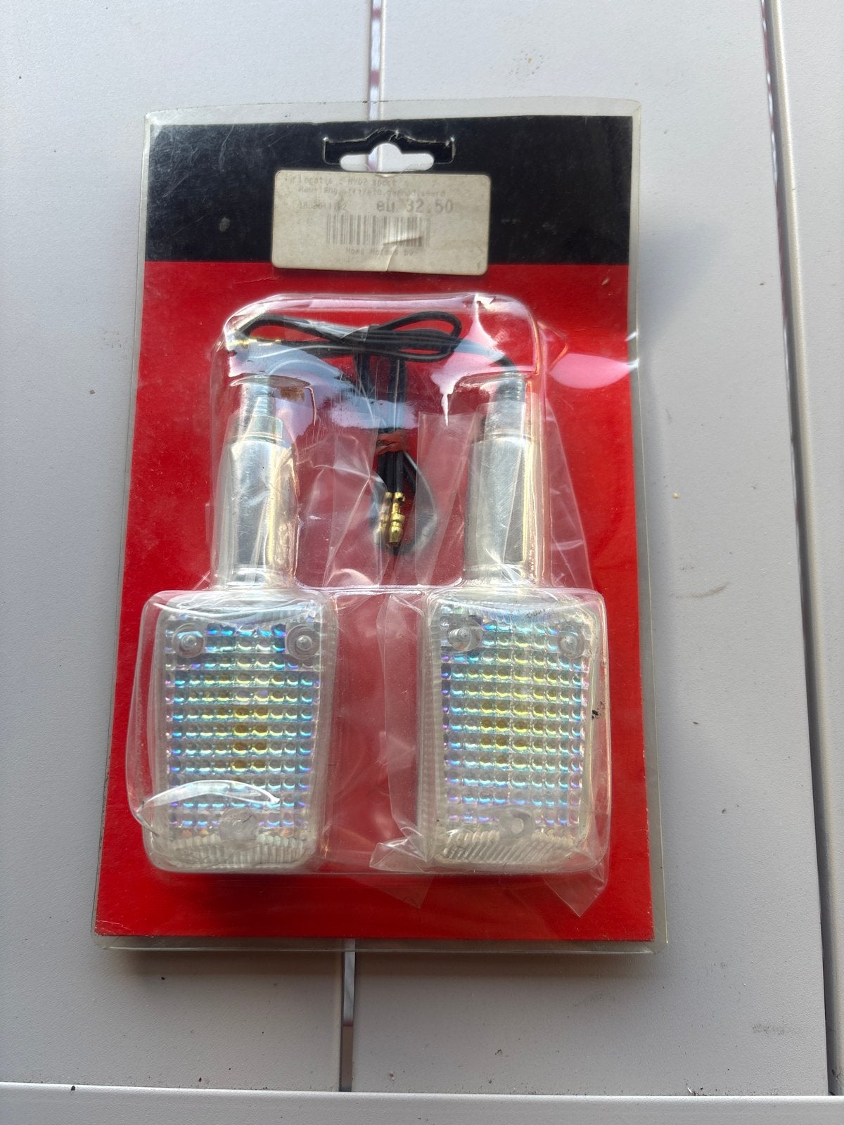 Vintage alu richtingaanwijzers met iridium glaasjes Booster, Ophalen of Verzenden, Nieuw