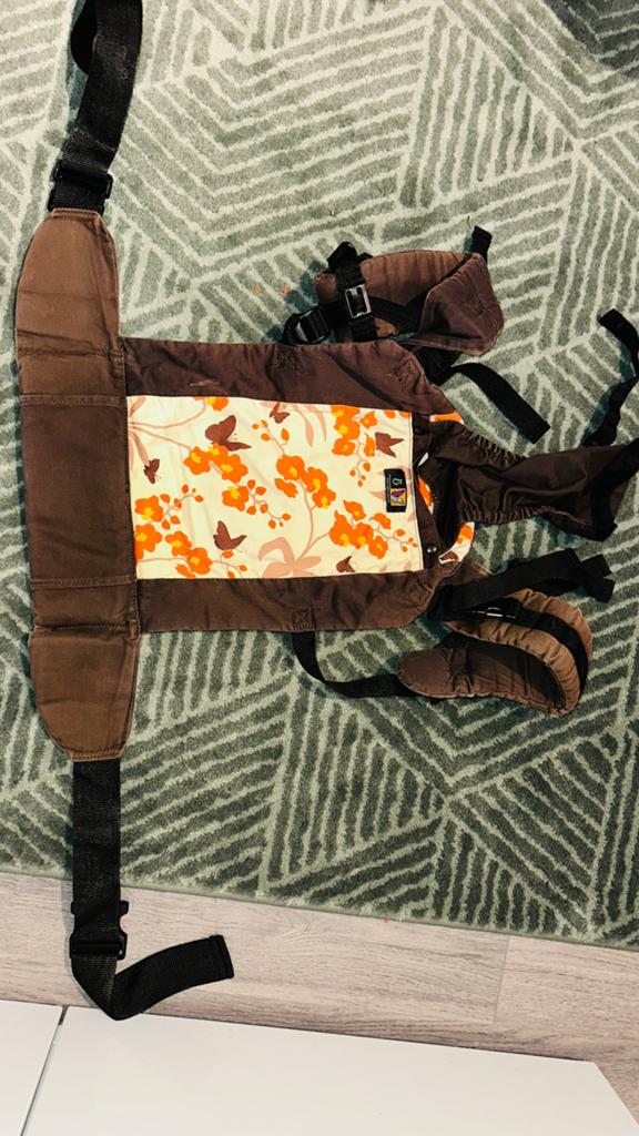 DRAAGZAK BABY BECO BABY CARRIER BRUIN, Kinderen en Baby's, Babydragers en Draagdoeken, Gebruikt, Buik, Draagzak, Ophalen