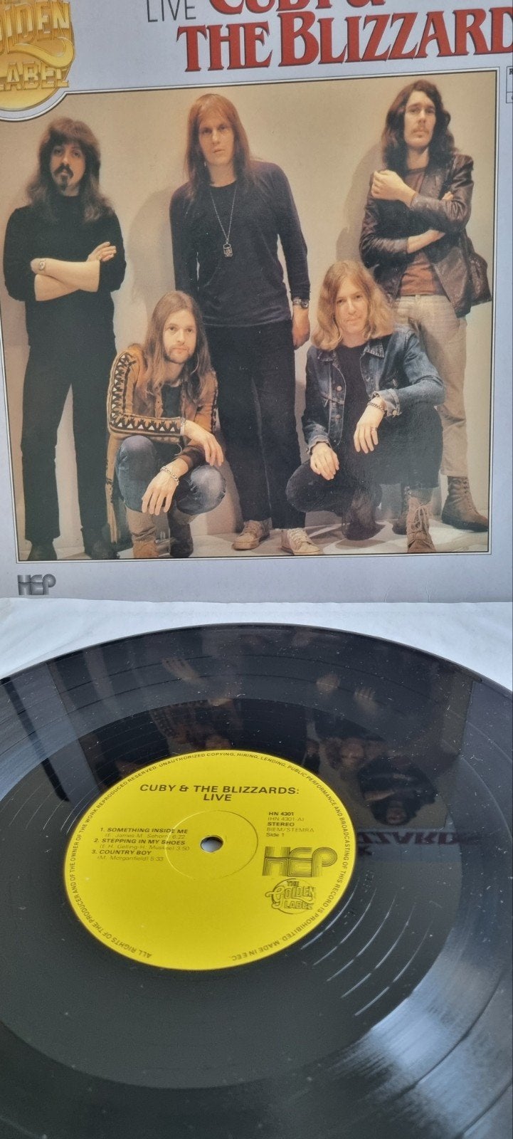 Cuby & The Blizzards - Live LP (The Golden Label), Cd's en Dvd's, Ophalen of Verzenden, Gebruikt, 12 inch, Poprock