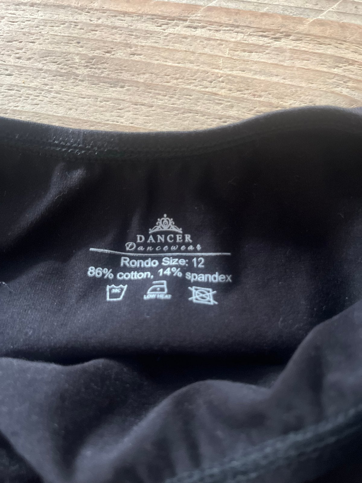 Zwart balletpakje met rokje en balletschoenen (maat 12), Ophalen of Verzenden, Gebruikt, Kleding