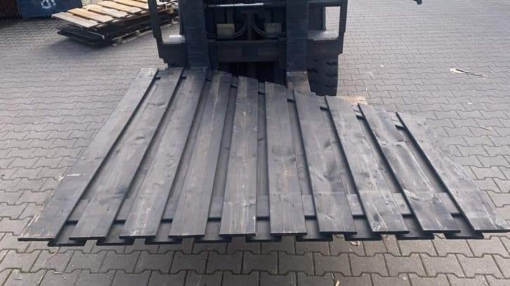 Restpartij Zwart afbouw scherm 19+2 planks 1 stuk, Ophalen, Houthandel Jan Sok Joure, 1 tot 2 meter, Minder dan 3 meter