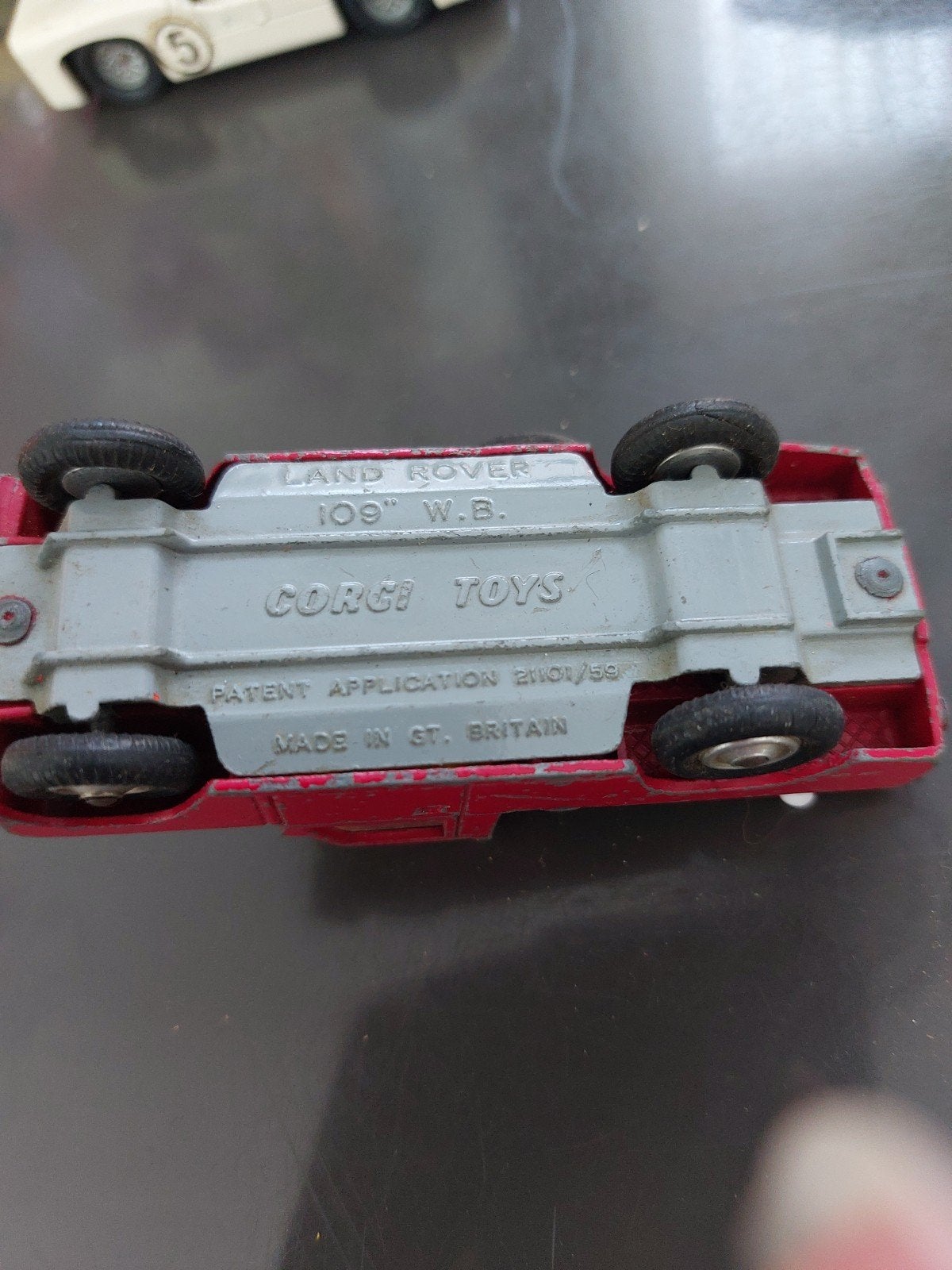 Vintage Corgi Toys Land Rover 109" W.B. Rood, Hobby en Vrije tijd, Modelauto's | 1:43, Ophalen of Verzenden