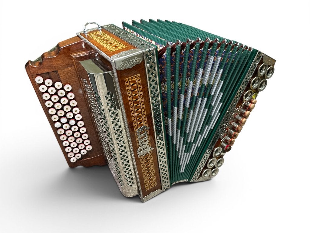 Parz 4 rijer steirische harmonica G-C-F-B, Muziek en Instrumenten, Accordeons, Gebruikt, Overige formaten, Overige merken, Met koffer