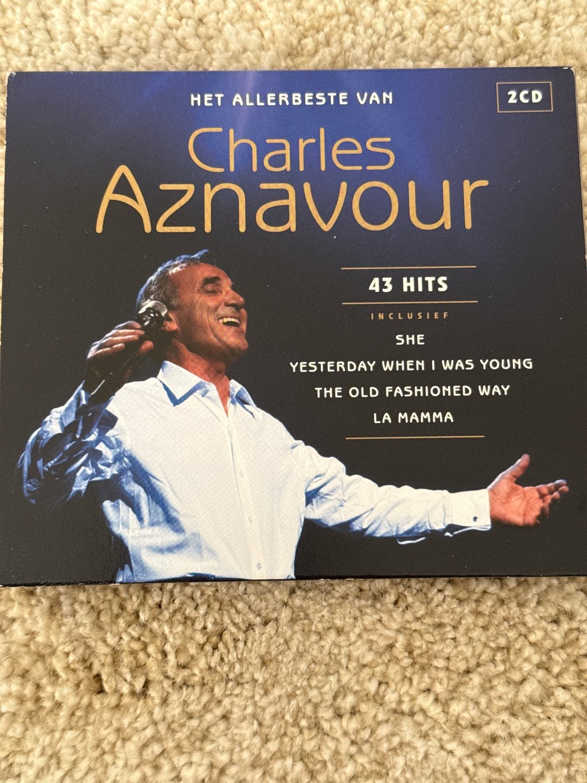 Charles Aznavour - Het Allerbeste Van (2CD), Ophalen of Verzenden, Zo goed als nieuw
