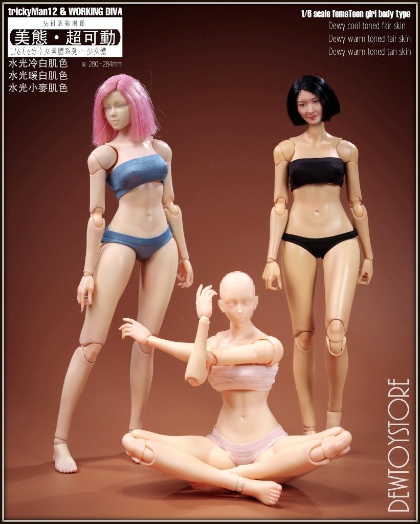 [Pre-order] Trickyman12 - DT02 Working Diva Female Body, Verzenden, Nieuw