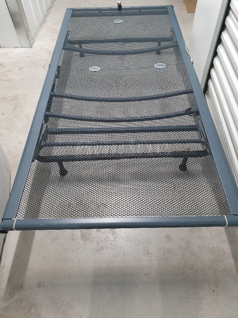 Auping bed 100x210 cm, Ophalen, Eenpersoons, Zo goed als nieuw, Metaal