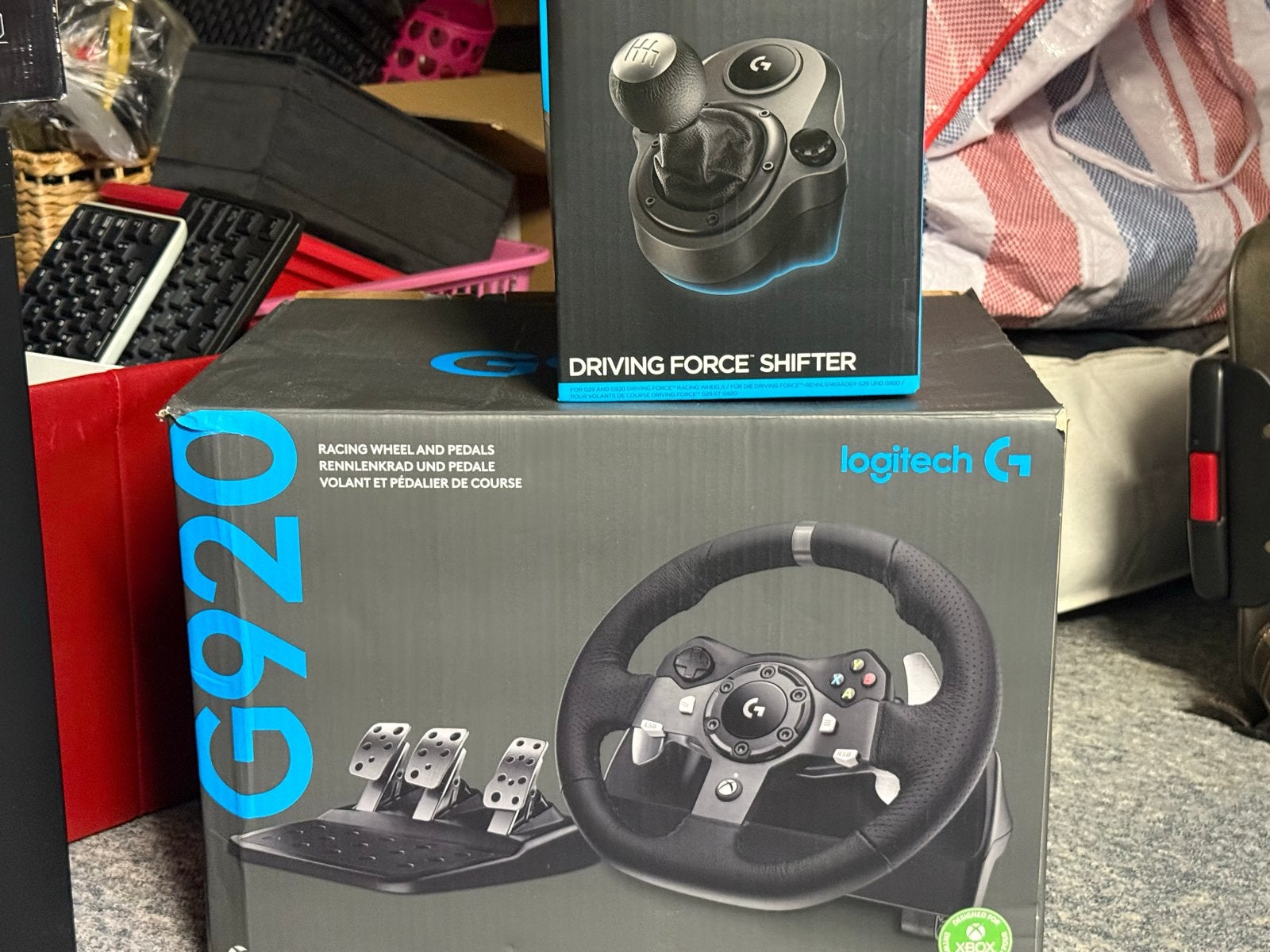 Logitech G920 Driving Force Racing Wheel met Shifter, Ophalen, Overige merken, Refurbished