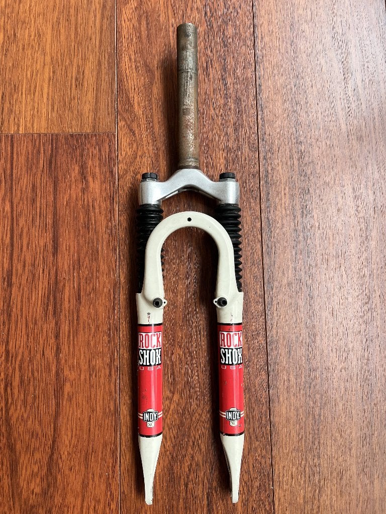 Rock Shox Indy XC Long travel White 19.5 cm 1 1/8”, Overige merken, Gebruikt, Ophalen of Verzenden, Voorvork