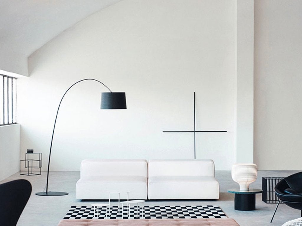 5x Foscarini Twiggy Vloerlamp Zwart - Metaal, Niet ingevuld, Niet ingevuld, Nieuw, Ophalen of Verzenden