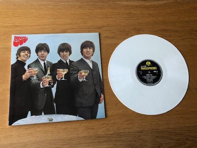 The Beatles Rubber Soul LP - Wit vinyl, Beschermende buitenhoes, Verzenden, Zo goed als nieuw, 12 inch