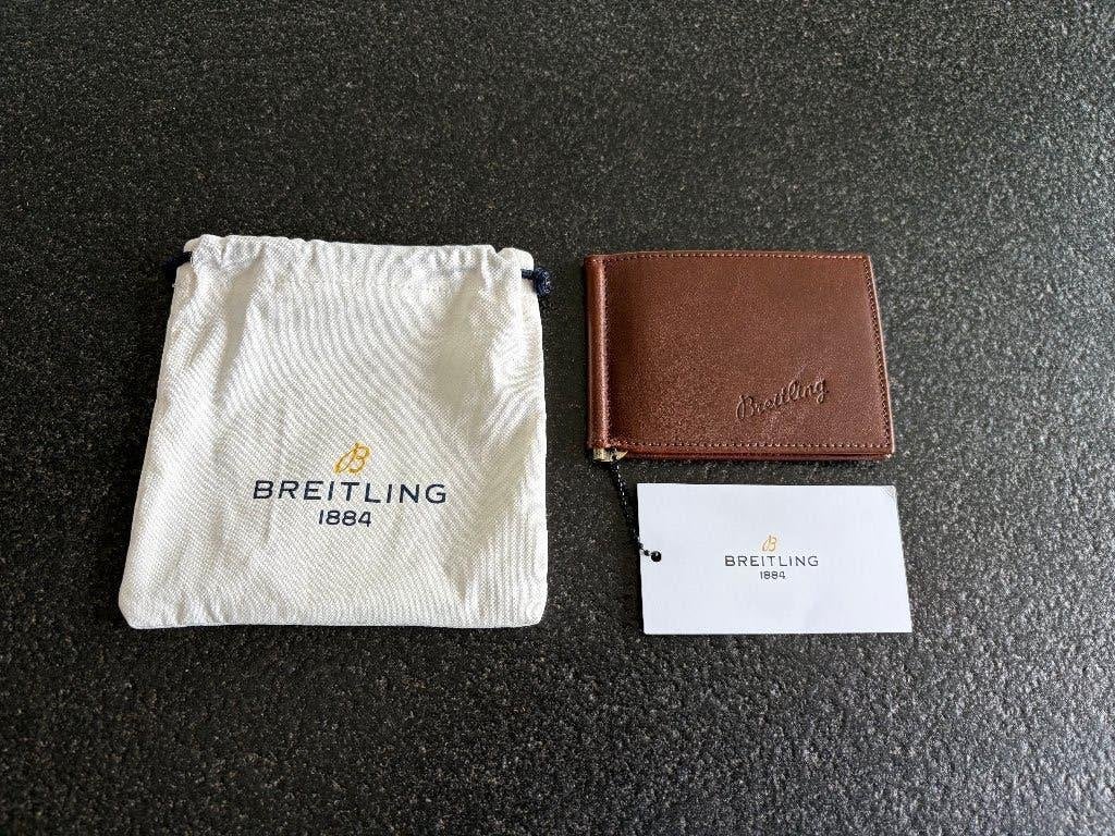 Breitling moneyclip bruin, Overige merken, Bruin, Nieuw, Ophalen of Verzenden