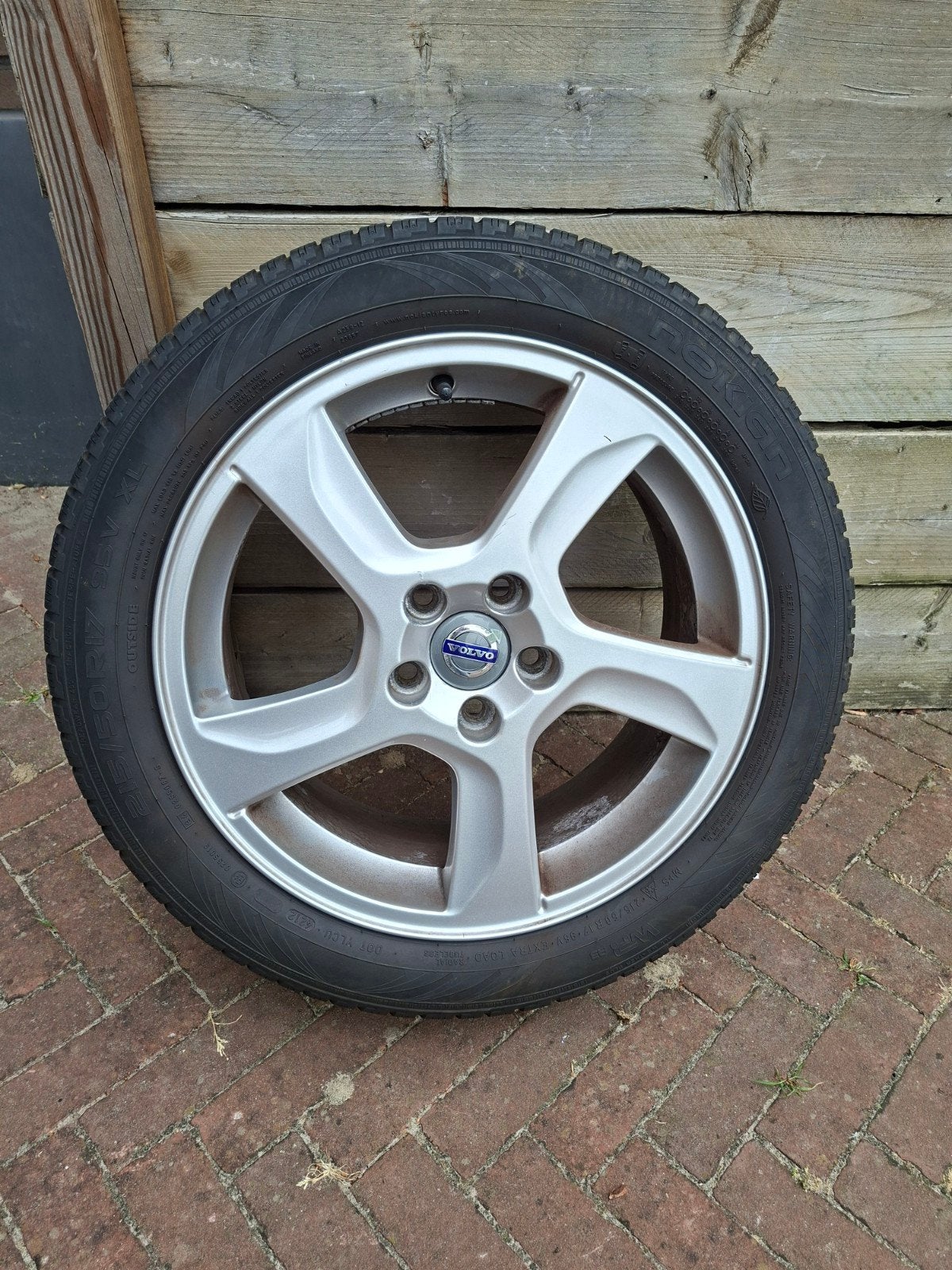 Volvo Borbet 17 inch lichtmetalen velgen – 5x108 – ET50, Ophalen, Velg(en), 17 inch, Zomerbanden