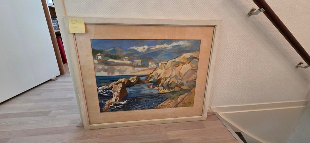 Gouache, Ophalen