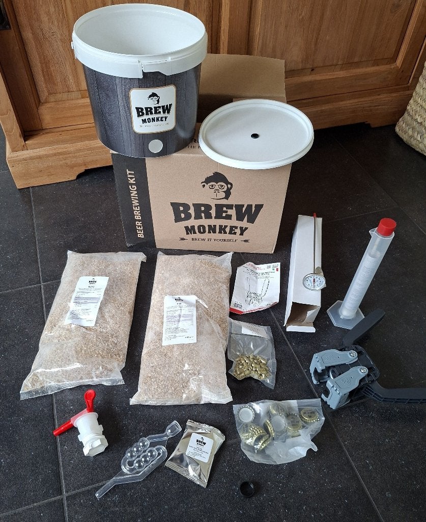 Brew Monkey Bierbrouwkit - Complete Set, Hobby en Vrije tijd, Ophalen of Verzenden, Nieuw