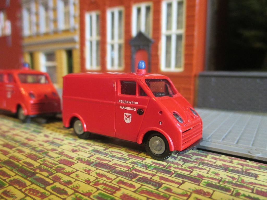 1949-1962 DKW 3=6 F-89L Schnelllaster - brandweer Hamburg, Ophalen of Verzenden, Gebruikt, Bus of Vrachtwagen, Overige merken