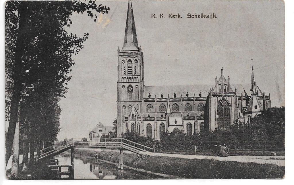 Schalkwijk rk Kerk, Verzamelen, Ophalen of Verzenden, 1920 tot 1940, Gelopen, Utrecht