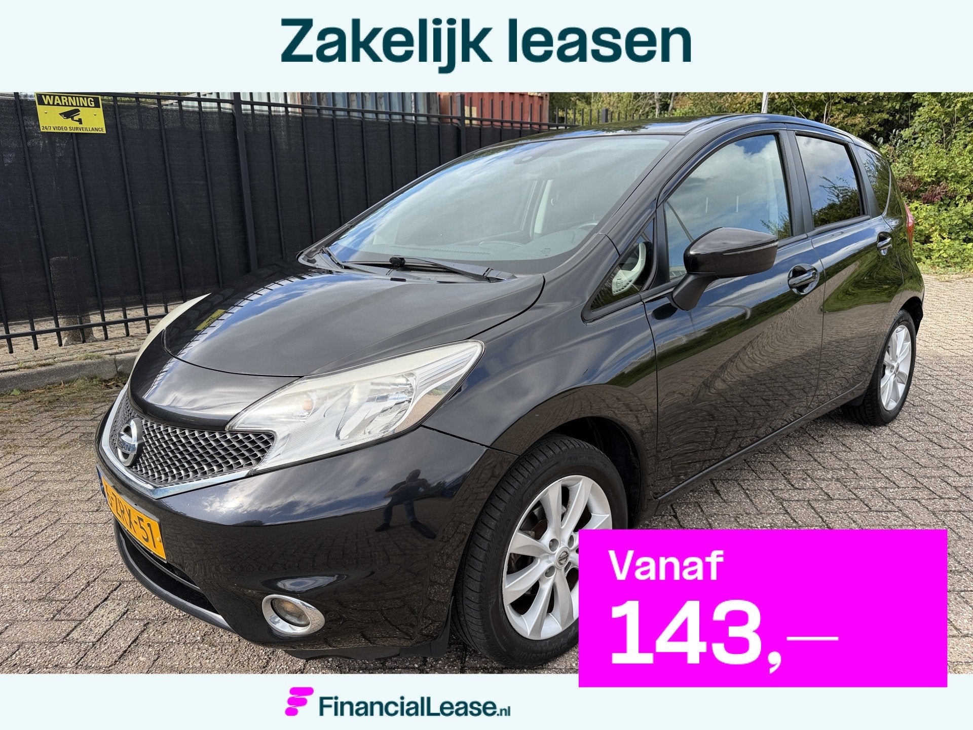 Nissan Note 1.2 DIG-S Connect Edition Clima/Cruise/LMV/PDC/D, Voorwielaandrijving, Stof, Gebruikt, Zwart