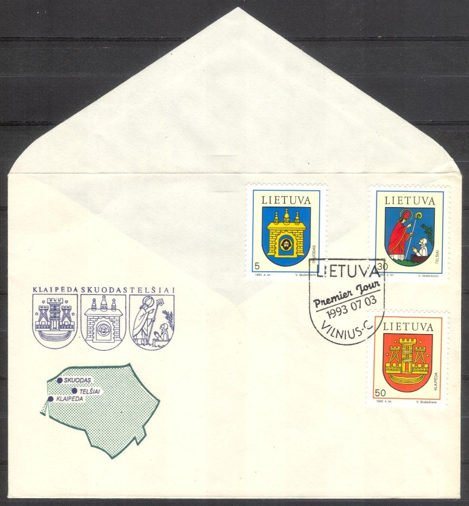 Lietuva (5), Verzenden, Envelop