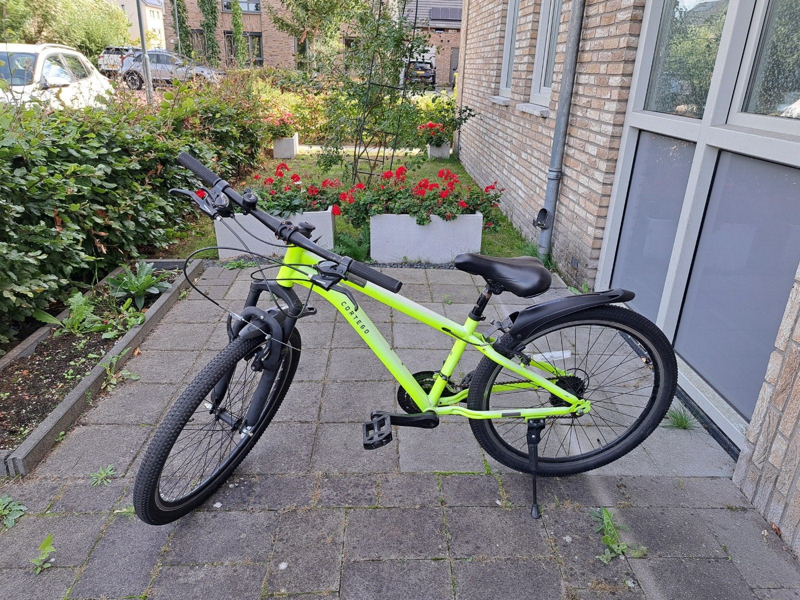 Cortego Mountainbike - Neon Geel 26 inch, Gebruikt, Versnellingen, Minder dan 49 cm, Schijfrem