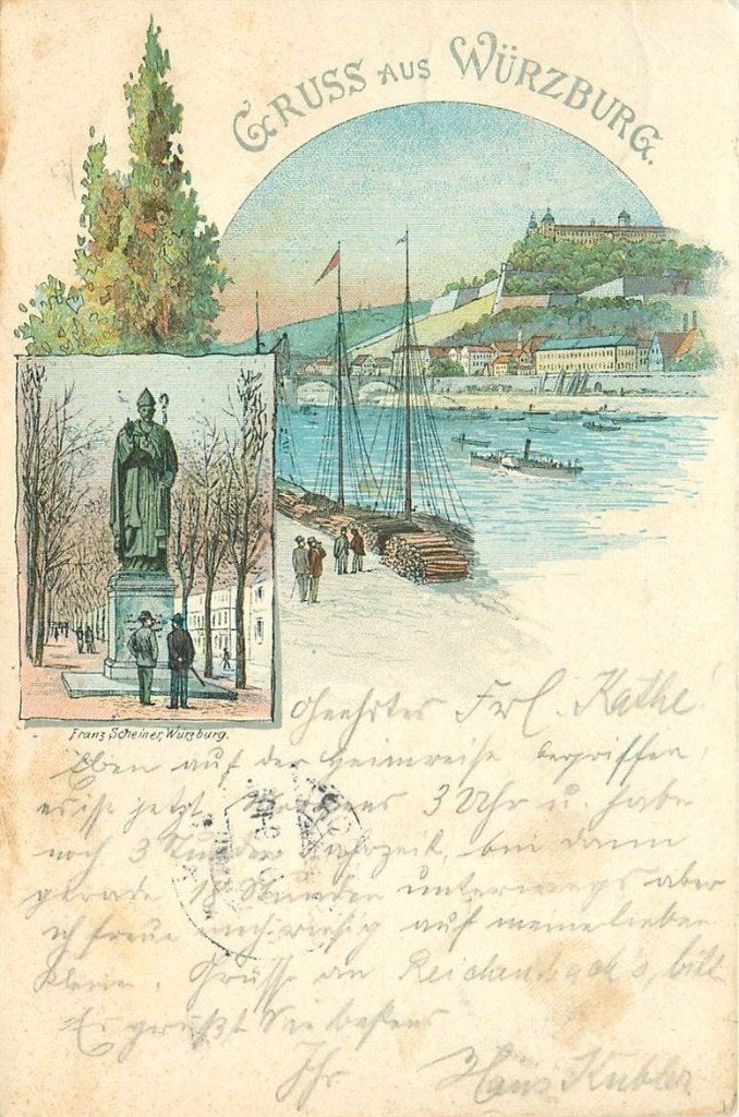701-273-005 Wurzburg, Verzenden, Voor 1920, Duitsland