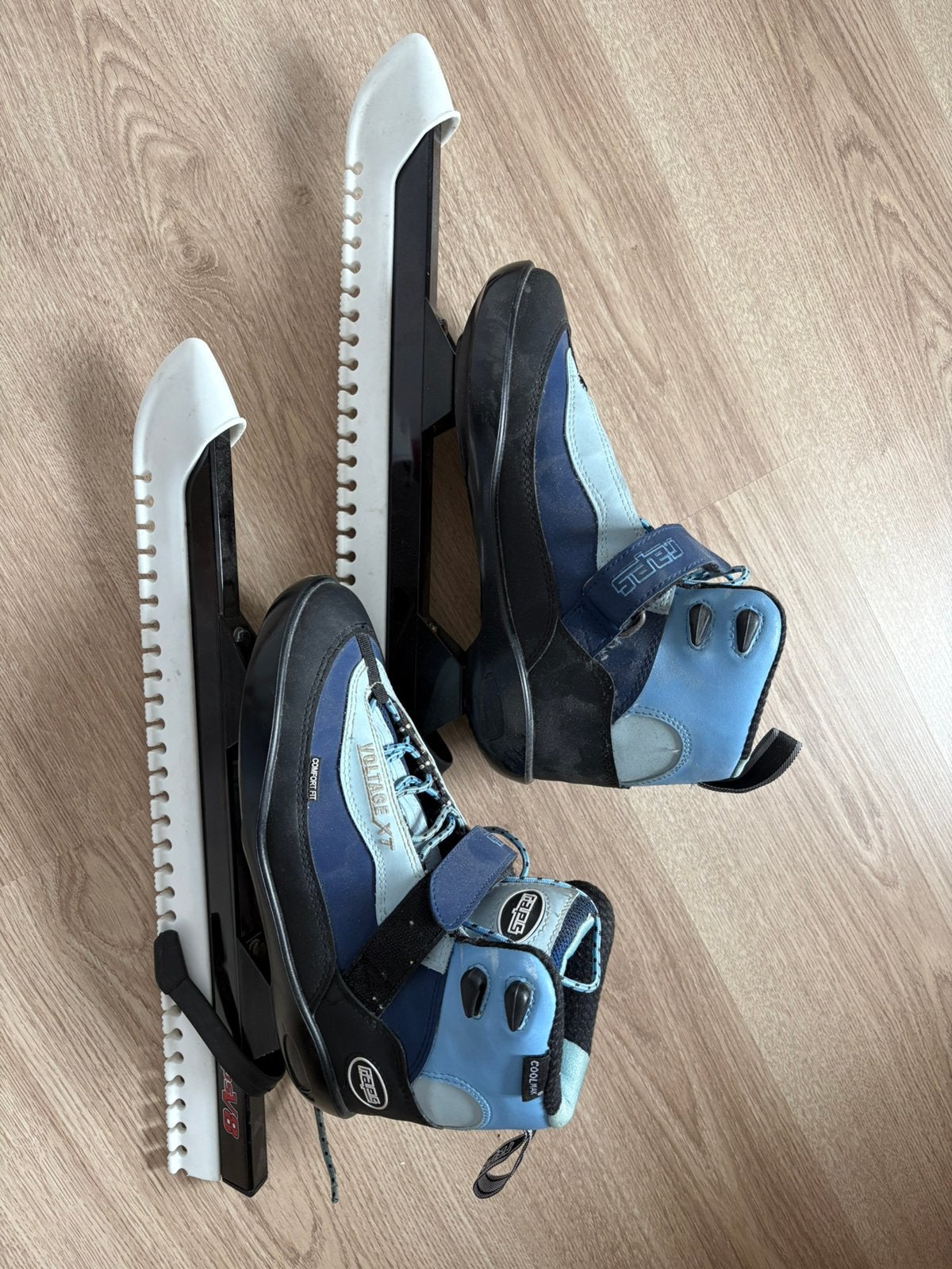 Raps schaatsen (stoffen schoen), Ophalen, Gebruikt, Raps, Noren