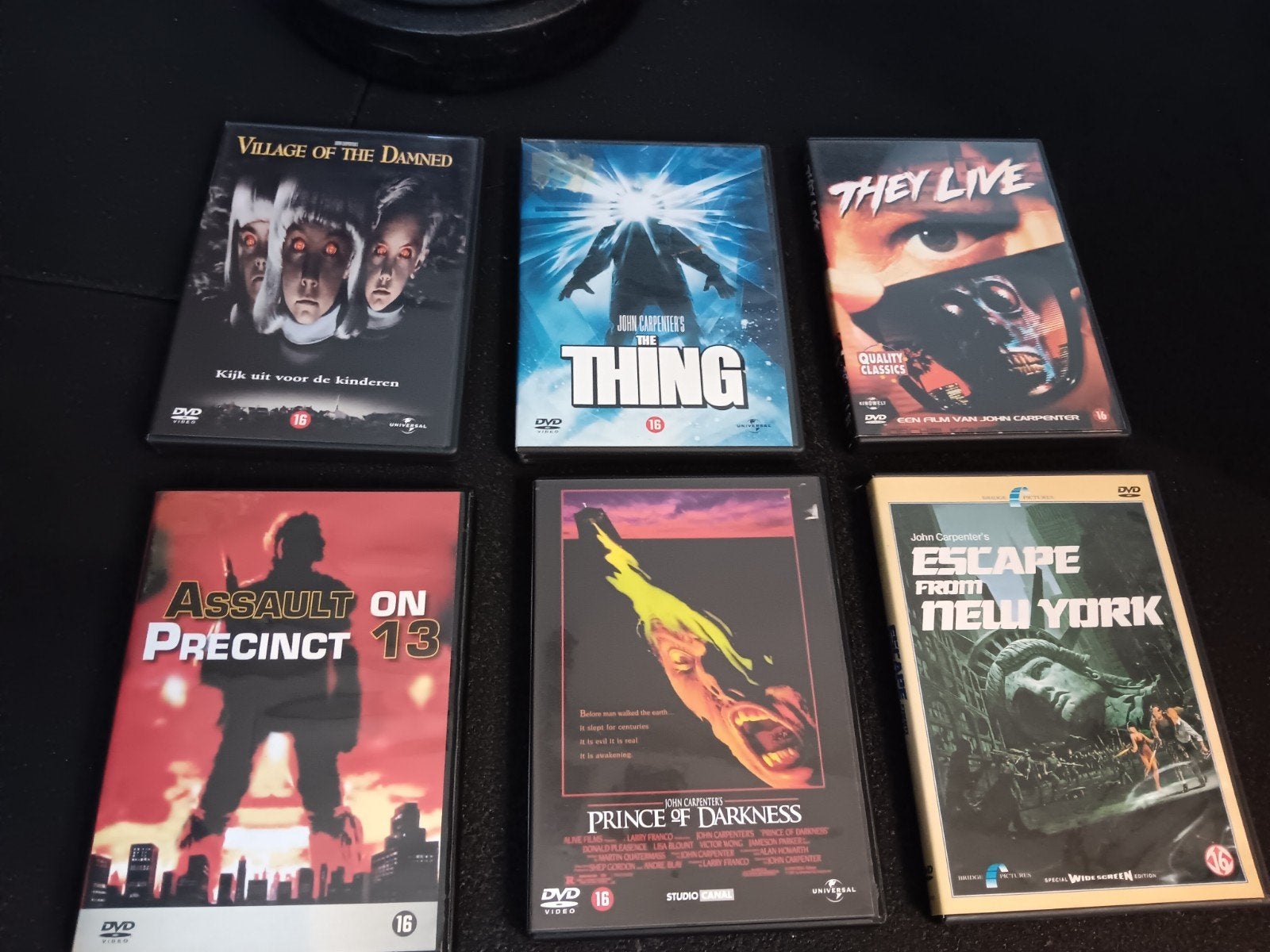 John Carpenter dvd.s nieuw 6 x horror, Vanaf 16 jaar, Ophalen of Verzenden, Zo goed als nieuw