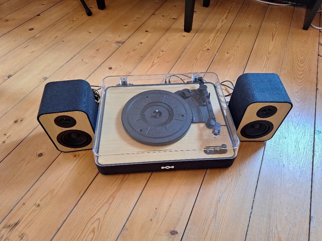 Duurzaam ontworpen platenspeler van House of Marley, Pitch-regelaar, Zo goed als nieuw, Platenspeler, Ophalen