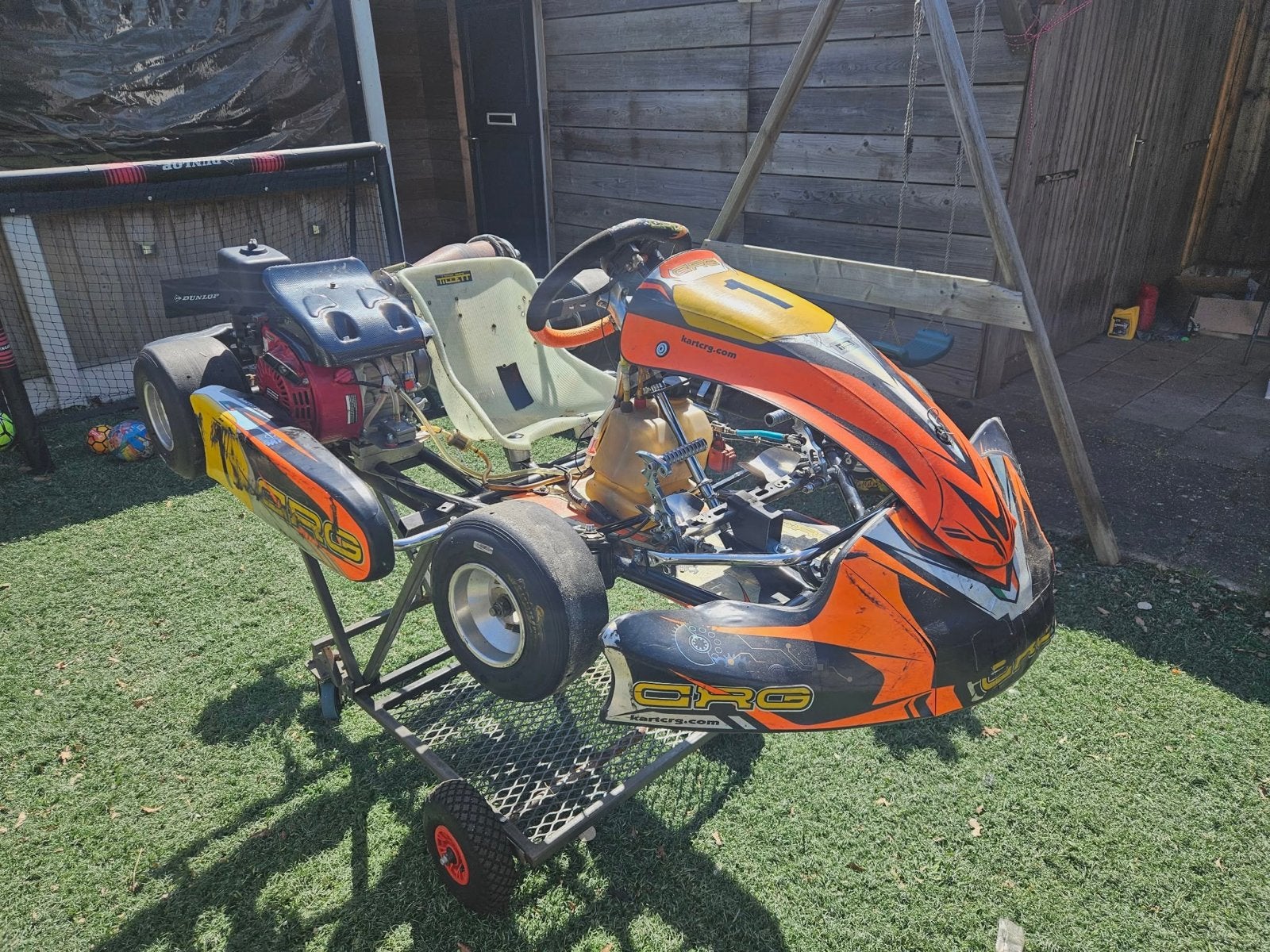 CRG Kart met Honda GX160cc motor, Sport en Fitness, Karting, Ophalen, Gebruikt, Kart