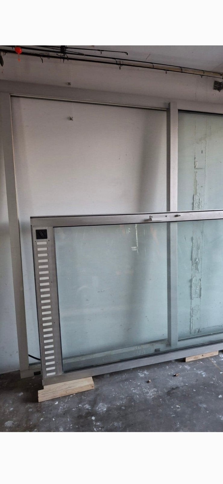 Schuifpui aluminium, Ophalen, Aluminium, Zo goed als nieuw, Schuifpui