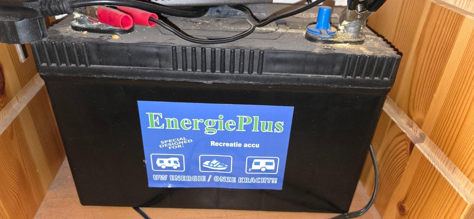 EnergiePlus Recreatie Accu met Druppellader, Gebruikt, Overige automerken