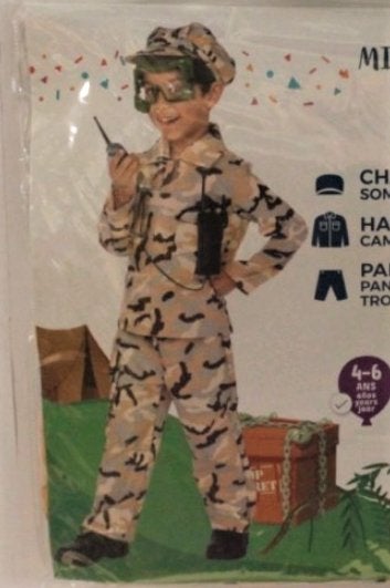 Mooie Leger, Militair outfit mt 104 / 116, Ophalen of Verzenden, Zo goed als nieuw, 110 t/m 116, Jongen of Meisje