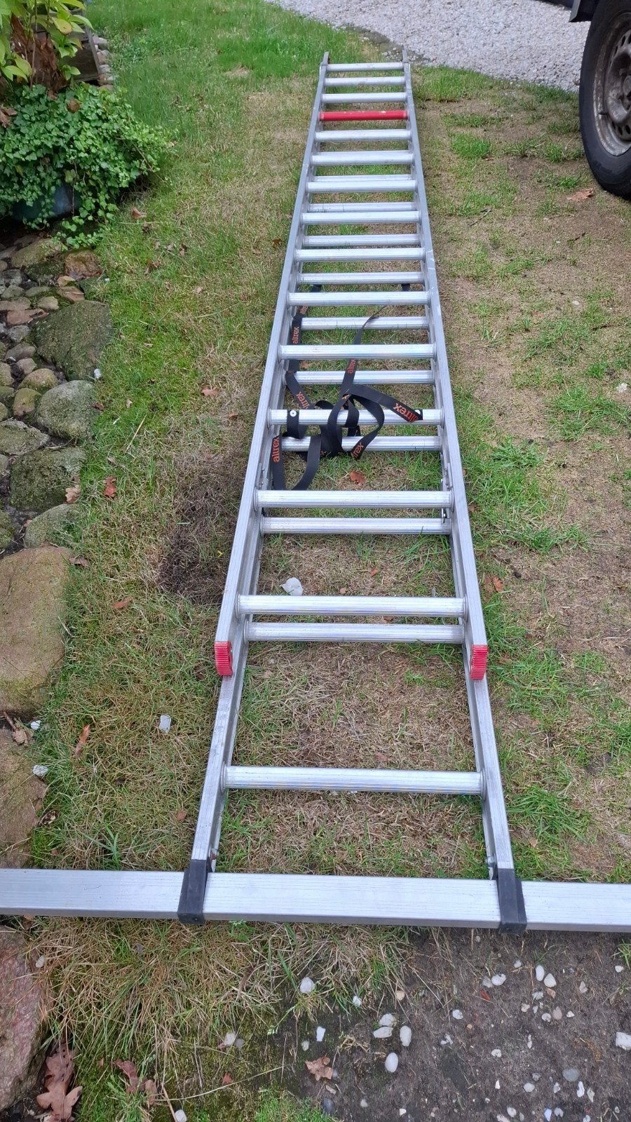 Altrex Economy CR 2070 Schuifladder - 2x14 sporten, Ophalen, Gebruikt, Ladder, Opvouwbaar of Inschuifbaar