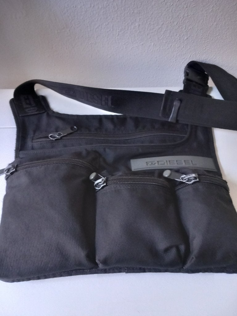 Tas heren merk Diesel, Ophalen, Gebruikt, Zwart