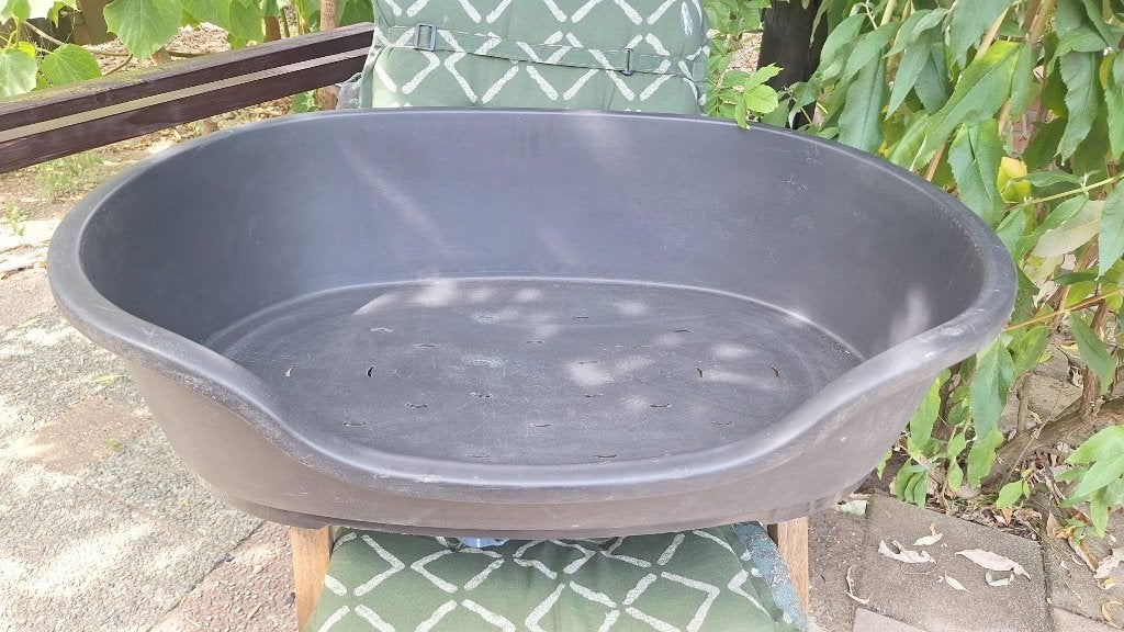 Grote hondenmand, Ophalen, Gebruikt, Polyester