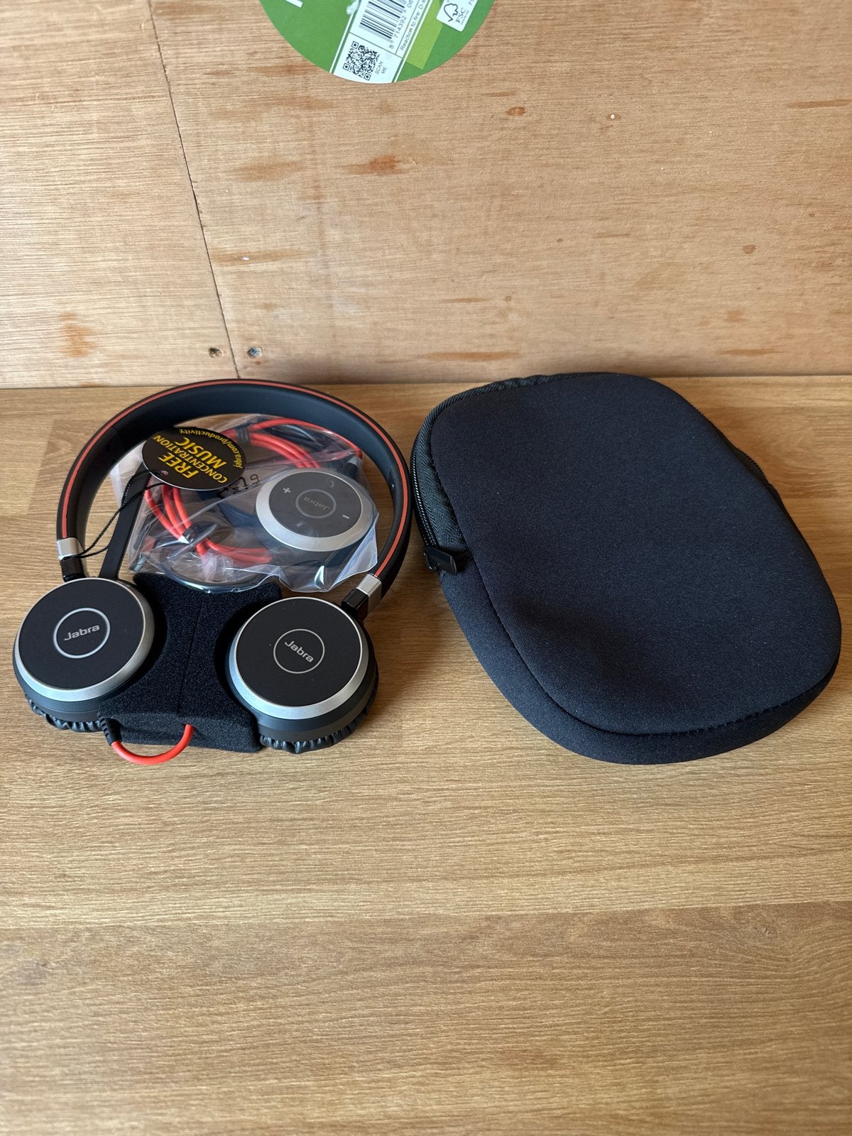 Jabra Evolve 40 Stereo MS Bedrade Headset met Hoes, Ophalen of Verzenden, Nieuw, Op oor (supra aural), Overige merken