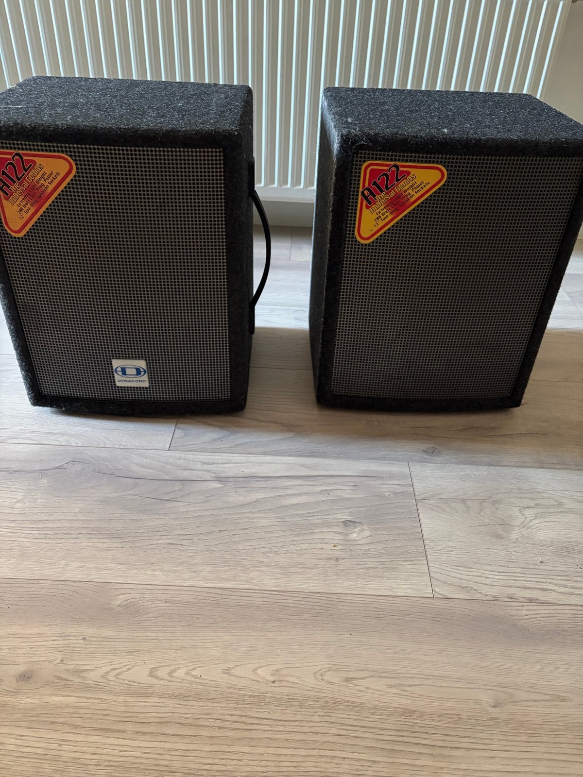 Dynacord A 122 2-weg luidsprekers (set van 2), Gebruikt, Overige typen, 60 tot 120 watt, Ophalen