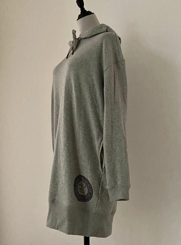 Calvin Klein (M) 38/40 nieuwe lounge jurk/ tuniek 95% katoen, Maat 38/40 (M), Nieuw, Ophalen of Verzenden, Grijs