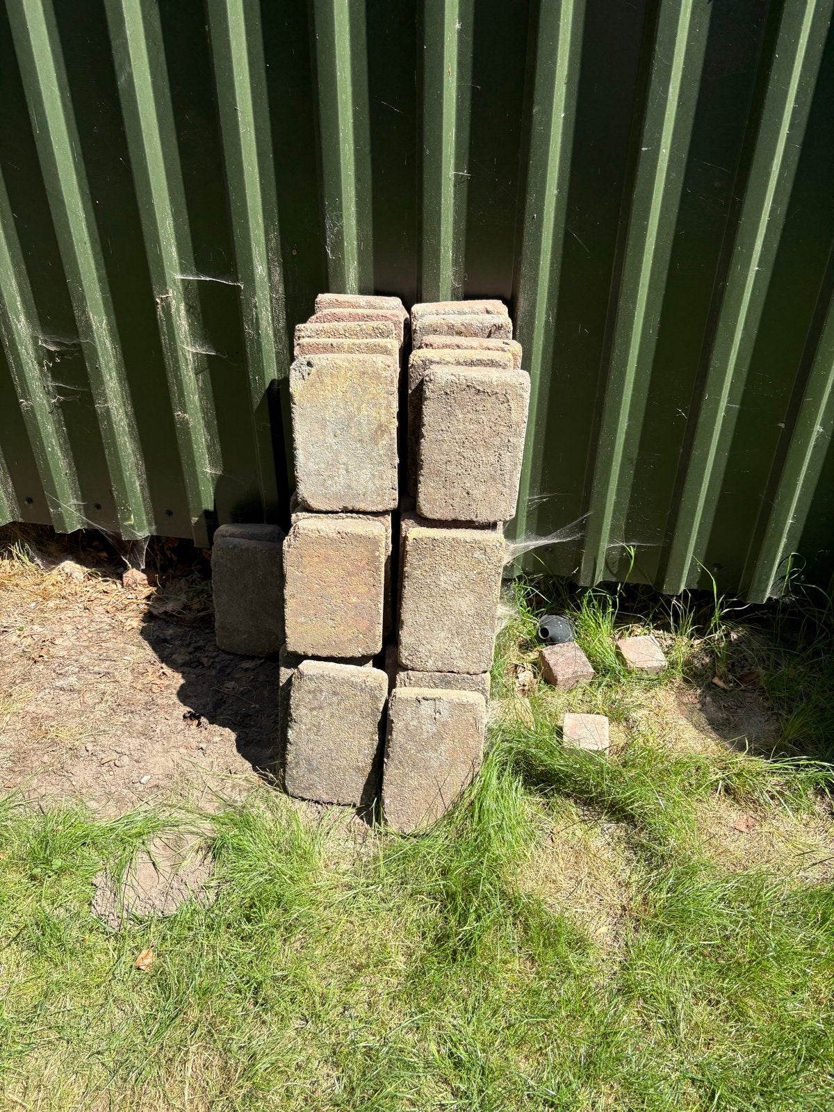 Betontegels 20x30x6, Ophalen, Gebruikt, Klinkers, Minder dan 5 m²