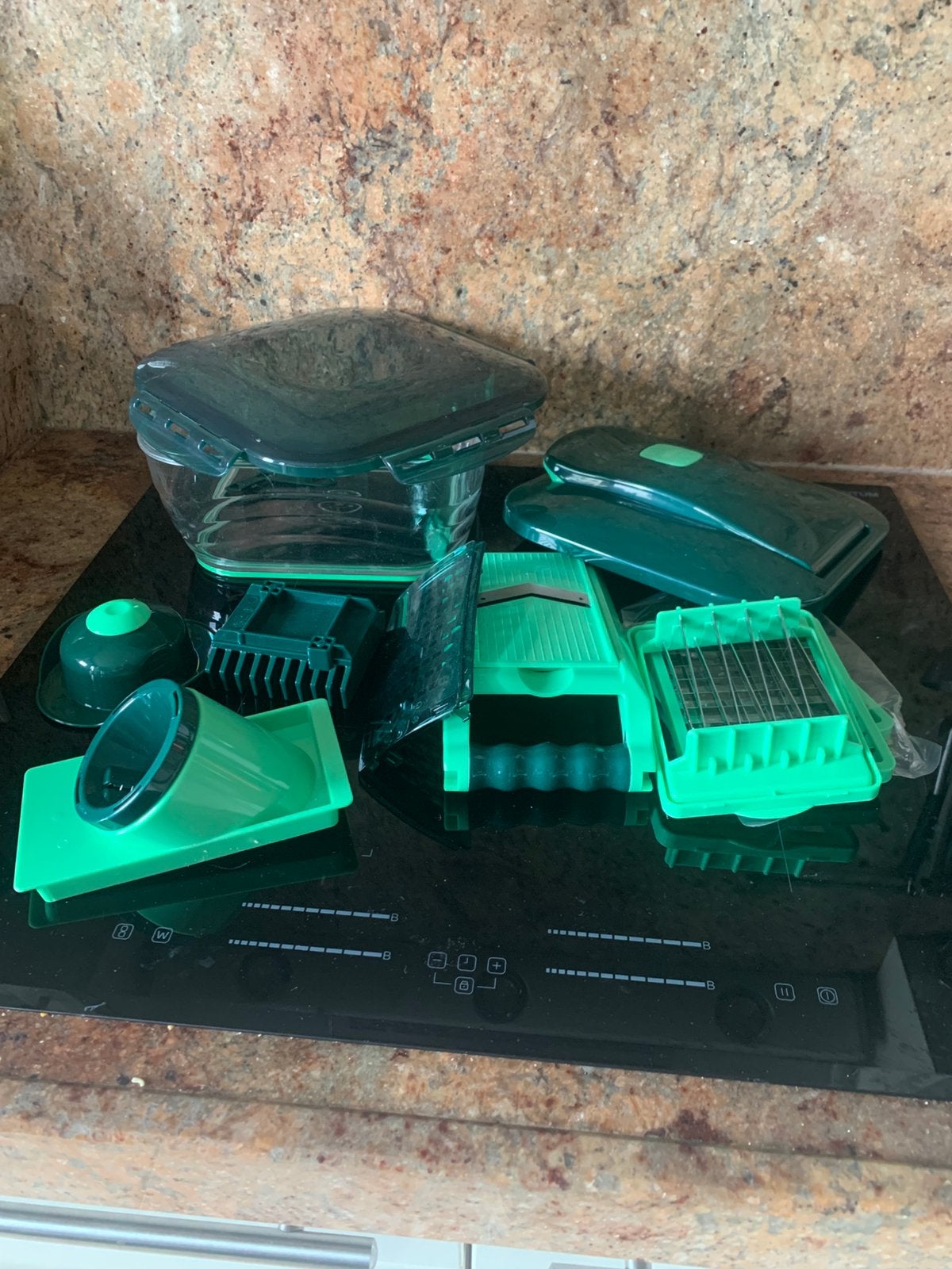 Nicer Dicer Chef snijmachine, Ophalen, Groen, Kunststof, Nieuw